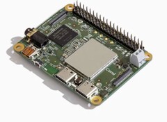 El Coral Dev Board Mini tiene un golpe, a pesar de su tamaño. (Fuente de la imagen: Google vía Seeedstudio)