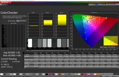 CalMAN - Precisión del color: Prueba de color ColorChecker