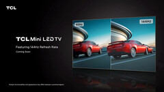 Los televisores TCL 4K de 2022 tienen paneles mini-LED con un refresco de 144 Hz (imagen: TCL)