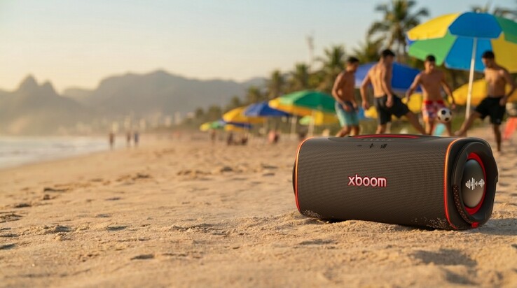 El altavoz ofrece una potencia de audio de hasta 220 W y cuenta con una sintonización interna desarrollada en colaboración con will.i.am.