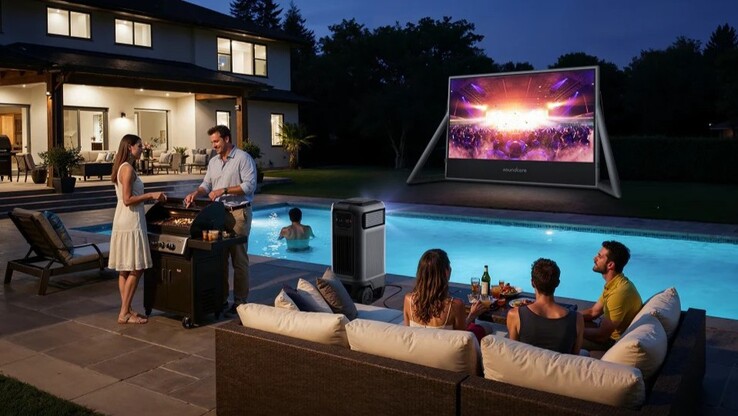 El cine móvil Soundcore Nebula X1 Pro (Fuente de la imagen: Anker)