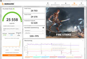 Fire Strike (enchufado, modo Turbo)