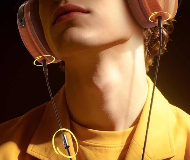 Los auriculares Fiio Snowsky Nature incluyen un cable desmontable con mando a distancia integrado.