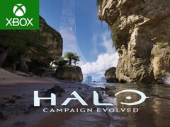 Se muestra el banner de Halo: Campaign Evolved (captura de pantalla, Halo YouTube con ediciones)