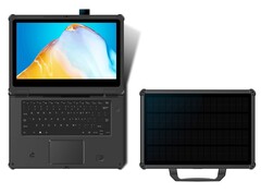 El último portátil de Oukitel se recarga con la luz del sol.