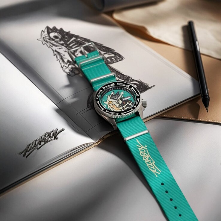 El reloj de colaboración Seiko 5 Sports x Poorboy SRPM17K. (Fuente de la imagen: Seiko vía Q-P Magazine)
