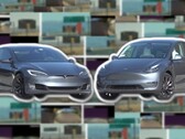 La comparación entre el Tesla Model S HW3 y el Tesla Model Y HW4 mostró sorprendentes diferencias visuales. (Fuente de la imagen: AI DRIVR - editado)