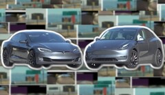 La comparación entre el Tesla Model S HW3 y el Tesla Model Y HW4 mostró sorprendentes diferencias visuales. (Fuente de la imagen: AI DRIVR - editado)