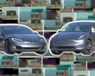 La comparación entre el Tesla Model S HW3 y el Tesla Model Y HW4 mostró sorprendentes diferencias visuales. (Fuente de la imagen: AI DRIVR - editado)