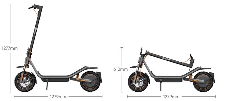 Las dimensiones del Xiaomi Electric Scooter 6 Pro. (Fuente de la imagen: Xiaomi)