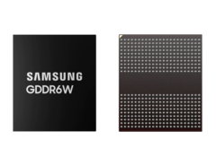 Matriz GDDR6W con 512 pines de E/S (Fuente de la imagen: Samsung)