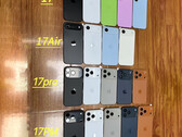 Applelos rumoreados lanzamientos de la serie 17 del iPhone en todos sus colores de lanzamiento. (Fuente de la imagen: Majin Bu - editado)