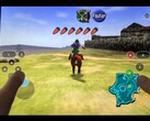 The Legend of Zelda: Ocarina of Time ejecutándose de forma nativa en un iPad. 
