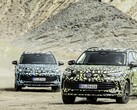 Nuevos prototipos del Tiguan en camuflaje digital. (Fuente: Volkswagen)