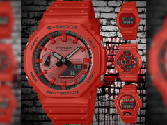 De izquierda a derecha (en el sentido de las agujas del reloj), Casio GA-2100RRB-4A, DW-5600RRB-4, GA-110RRB-4A y DW-6900RRB-4. (Fuente de la imagen: @geesgshock en Instagram)