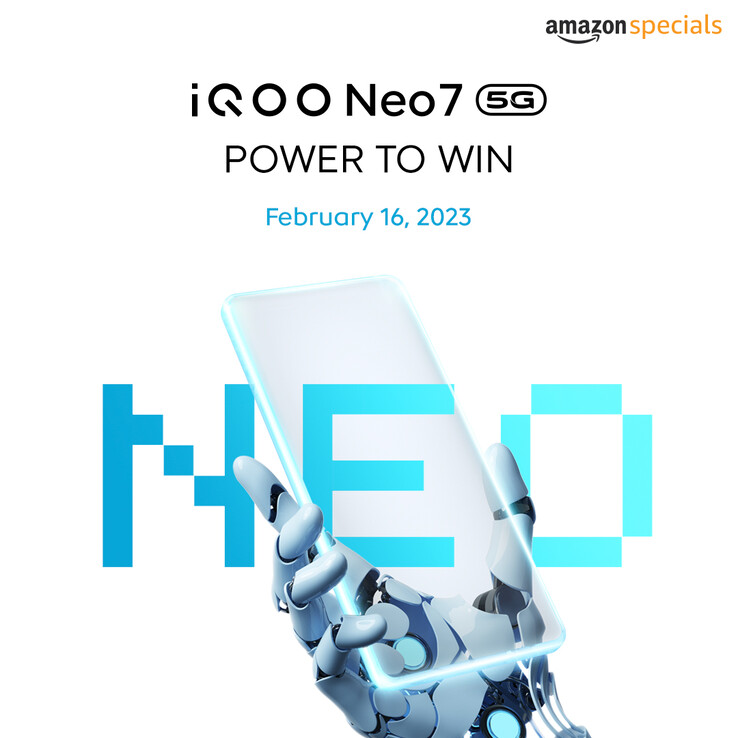 El Neo7 ya tiene fecha de lanzamiento en la India. (Fuente: iQOO IN)