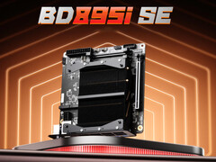La BD895i SE MoDT cuesta 423,90 dólares. En la foto: una imagen promocional de la placa. (Fuente de la imagen: Minisforum)