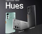 El Tecno Pova Curve 5G viene en colores plata mágica, cian neón y negro geek (Fuente de la imagen: Tecno)