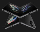 Se espera que el Galaxy Z Fold4 llegue en otoño. (Fuente de la imagen: @OnLeaks &amp; Smartprix)