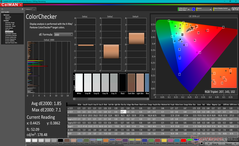 ColorChecker después de la calibración (P3)