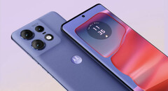 Motorola venderá el Edge 50 Pro en tres opciones de color, incluido este acabado en cuero vegano morado. (Fuente de la imagen: Motorola)