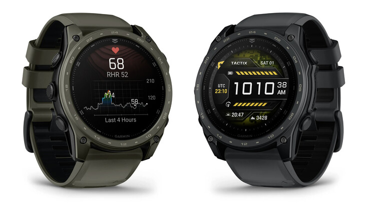 Garmin ofrece su nuevo lanzamiento Tactix 8 en dos opciones de color. (Fuente de la imagen: Garmin)