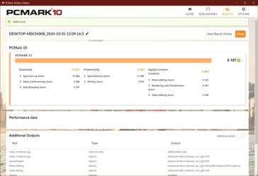 PCMark 10 en modo batería