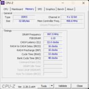 CPU-Z: Memoria
