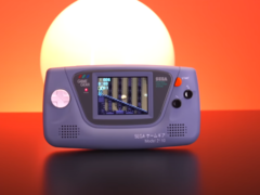 La SEGA Game Gear personalizada en cuestión con un montón de mejoras bajo el capó. (fuente de la imagen: Macho Nacho Productions YT)