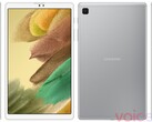 Galaxy Tab A7 Lite renders: ahora en plata. (Fuente: Voz)