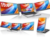 El monitor portátil triple KYY X90E viene con dos paneles IPS de 15,6 pulgadas (Fuente de la imagen: KYY)
