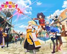 Imagen principal del próximo juego de rol para móvil gratuito «KonoSuba» de Kadokawa.