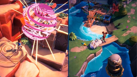 Modo cooperativo de Survival Kids Switch 2 (Fuente de la imagen: Nintendo of America)