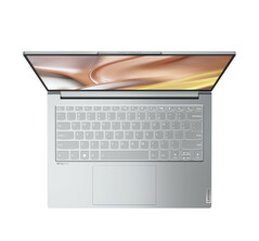 Lenovo Yoga Slim 7 Pro en gris nube con pantalla de mylar. (Fuente de la imagen: Lenovo)