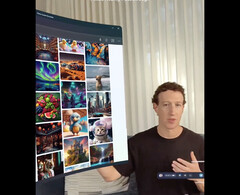 El consejero delegado de Meta, Mark Zuckerberg, habla sobre Apple Vision Pro, grabado con el sistema passthrough de realidad mixta del Quest 3 (imagen: @zuck / Instagram)