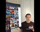 El consejero delegado de Meta, Mark Zuckerberg, habla sobre Apple Vision Pro, grabado con el sistema passthrough de realidad mixta del Quest 3 (imagen: @zuck / Instagram)