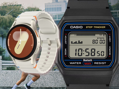 El Galaxy Watch7 salió al mercado hace casi dos años, mientras que el F-B100W es mucho más reciente. Pertenecen a categorías de dispositivos wearables completamente distintas, pero ambos cuentan con contadores de pasos.