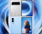 Samsung Galaxy Z Fold 8 Wide renders junto al Huawei Pura X Max.