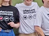Empleados despedidos de Rockstar lucen camisetas en apoyo a su batalla legal.