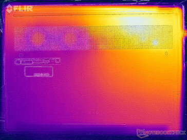 Prueba de resistencia a las temperaturas de la superficie (parte inferior)