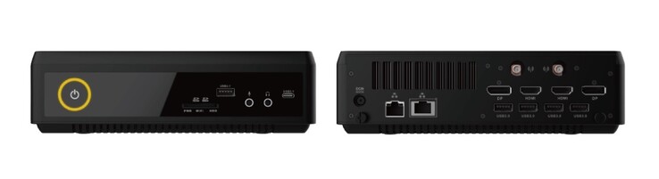 The Zotac ZBOX QCM7T300 has loads of ports. (Image source: Zotac)