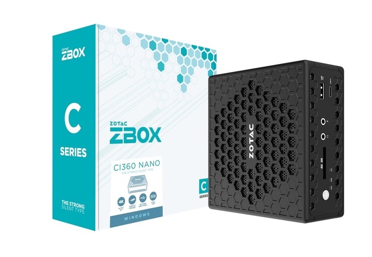 La Zotac Zbox CI360 nano sin ventilador tiene un volumen de sólo 0,9 litros. (Fuente de la imagen: Zotac)