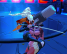 Furi tiene un estilo artístico único, pero por encima de eso, el juego ha recibido muchos elogios por su banda sonora cargada de sintetizadores. (Fuente de la imagen: Steam)