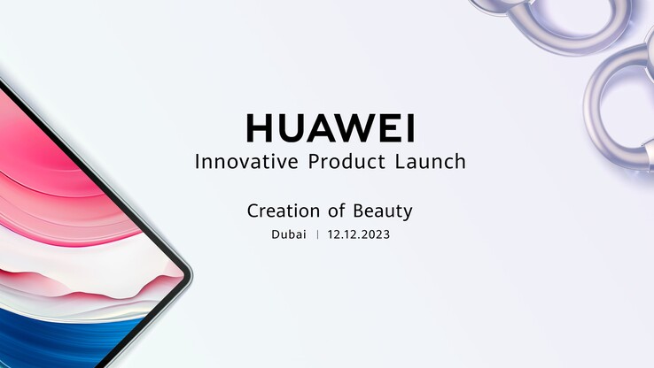 Huawei anuncia un evento sobre nuevos productos. (Fuente: Huawei)