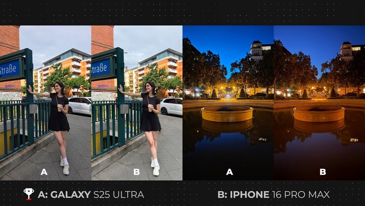 Las fotos utilizadas en la comparación de Samsung Galaxy S25 Ultra y iPhone 16 Pro Max (Fuente de la imagen: Versus; captura de pantalla)