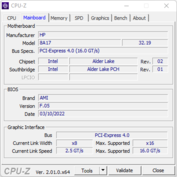 CPU-Z: placa base