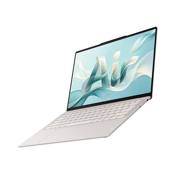 Vista en ángulo del Lenovo Yoga Air 14 Aura