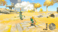 Combate en The Legend of Zelda: Tears of the Kingdom versión Switch 2 (Fuente de la imagen: Nintendo of America)