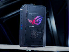 Actualmente hay disponibles dos configuraciones del ROG GR70. En la imagen: una vista lateral del mini PC