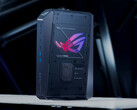 Actualmente hay disponibles dos configuraciones del ROG GR70. En la imagen: una vista lateral del mini PC